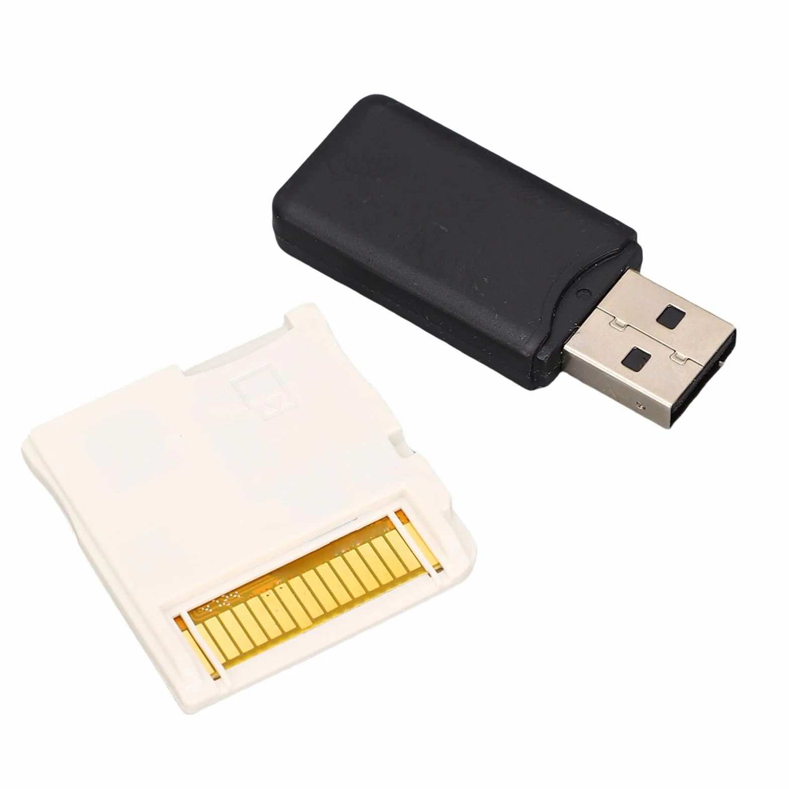 VBESTLIFE Video Game Flash Card per NDS, NDSL, NDSI, NDSI XL, 2DS, 3DS, 3DS XL, 2DSXL, per 4G a 128G, con Lettore di Schede (WHITE)