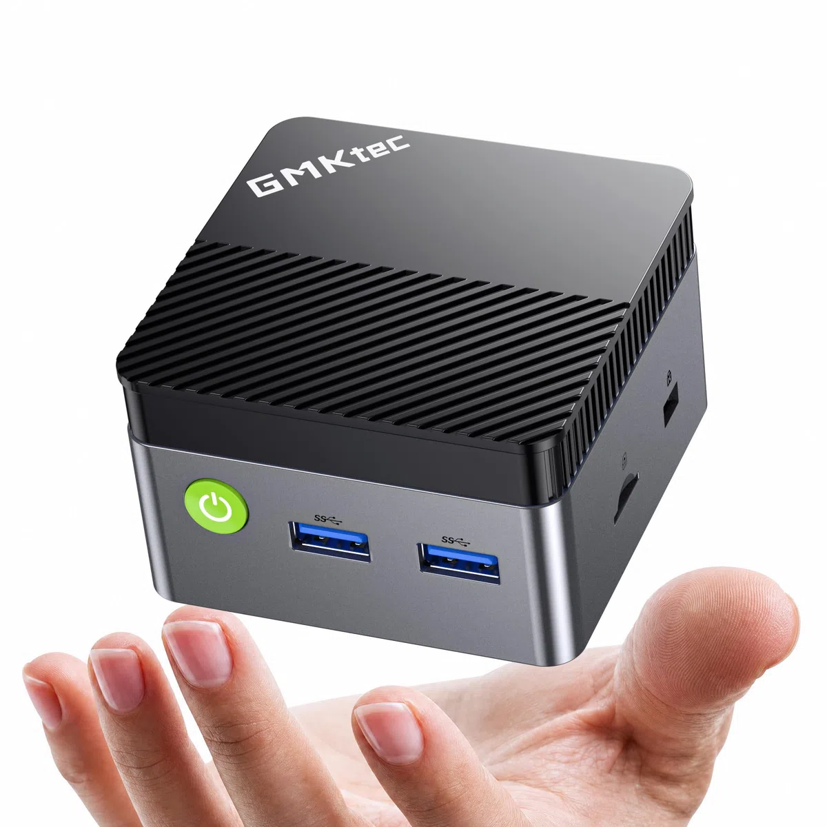 GMKtec G5S Mini PC, 3 anni di supporto, Mini Desktop Computer Intel N5095 migliore di N5030/J3355, 8GB LPDDR4 128GB SSD M.2, Doppio HDMI 4K@60Hz, USB 3.2 x3, WiFi 6, BT 5.2, Slot SD