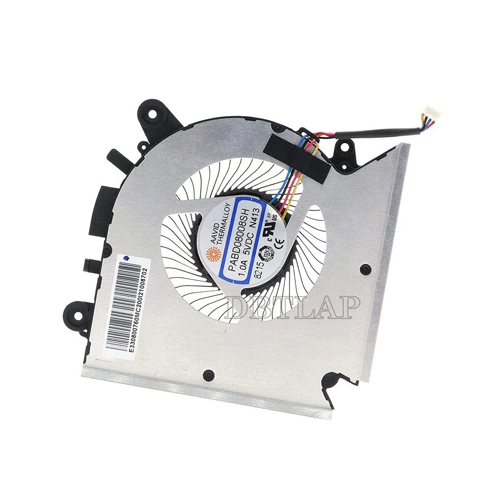 Ventilatore Compatibile per MSI GF63 8RC 8RD MS-16R1 MS-16R2 Series Ventola di Raffreddamento della CPU PABD08008SH N413