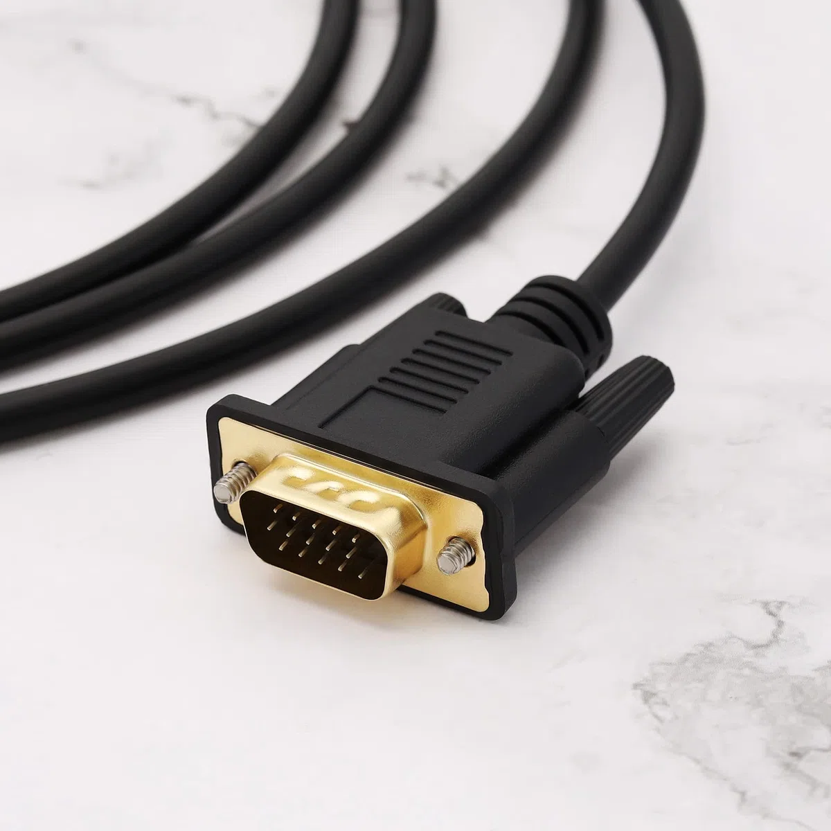 Cavo da USB-C a VGA USB di tipo C a VGA, cavo di prolunga da 1080P per computer, desktop, laptop, monitor, TV, apparecchiature ad alta risoluzione, 6 piedi