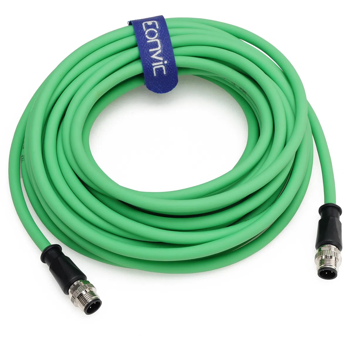 Cavo Gigabit Ethernet flessibile M12 D codice 4 Pin a 4 pin maschio Cat5e schermato cavo di rete per macchina fotografica industriale (10M)