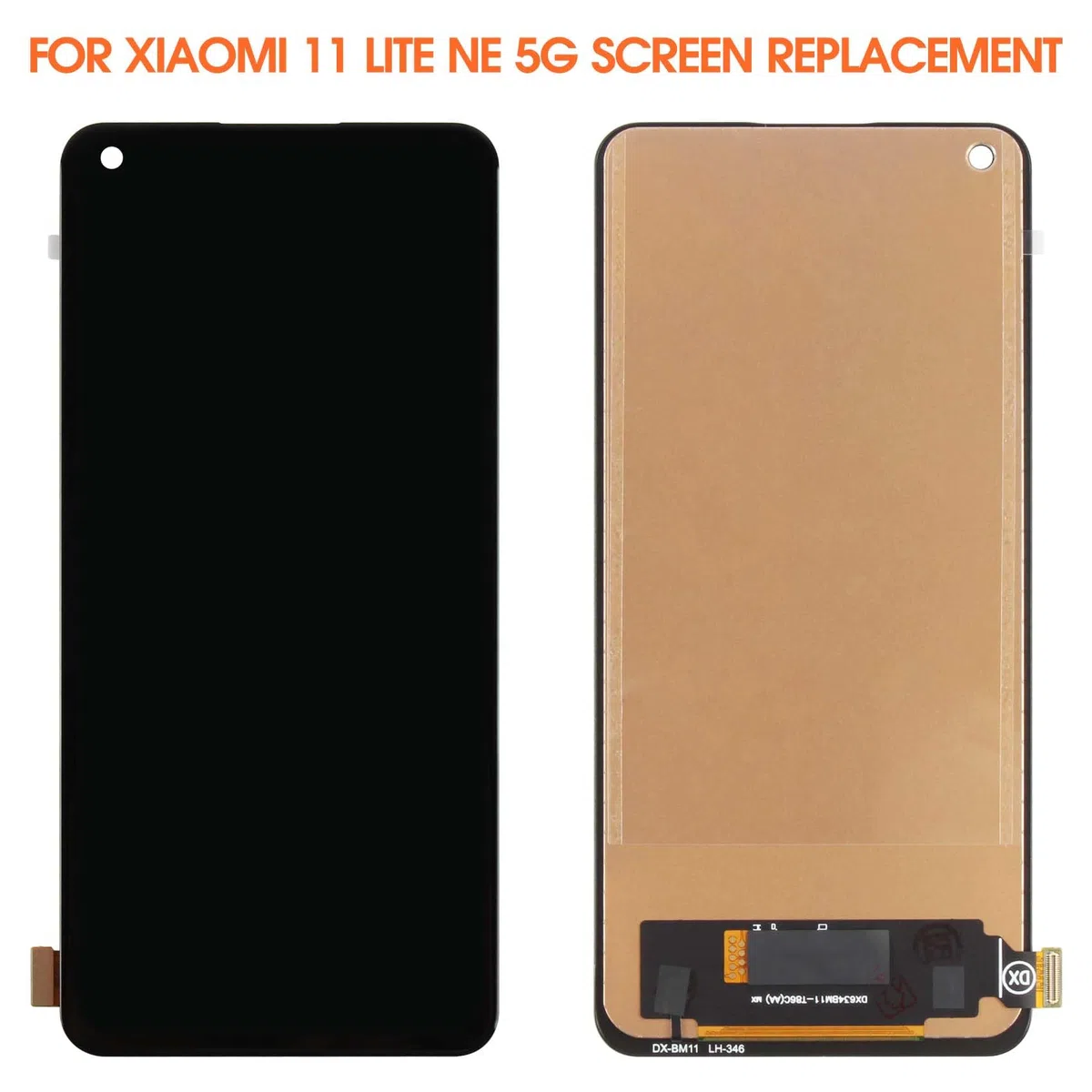 Schermo LCD per Xiaomi 11 Lite NE 5G/Mi 11 Lite 4G/Mi 11 Lite 5G Schermo di Ricambio Digitizer 2109119DG M2101K9AG M2101K9G Touch Assemblaggio parti di riparazione (6.55")