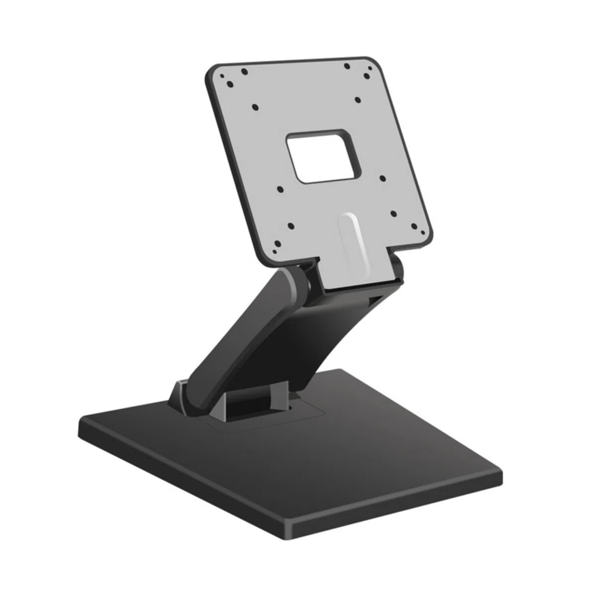 Supporto per monitor a basso profilo per schermi da 13-27 pollici Supporto da tavolo ergonomico regolabile Supporto da tavolo Base pieghevole Staffa resistente