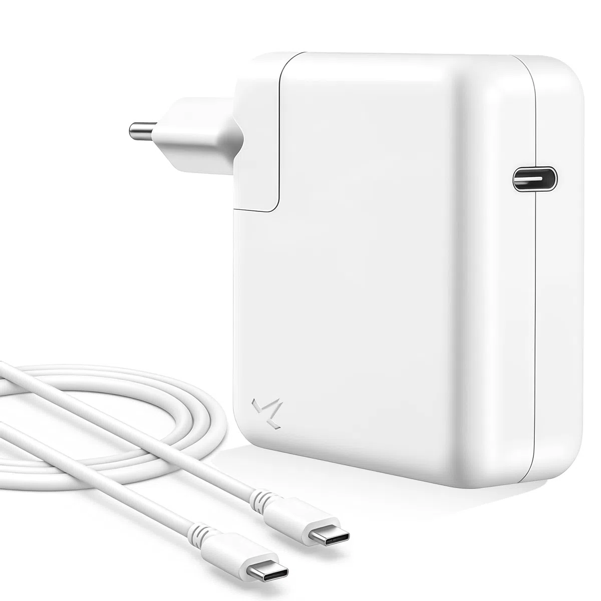 COOYA 96W USB C Caricatore, per MacBook Pro 16, 15, 14, 13 pollici 2024, 2023, 2022, 2021, M3 M2 M1, per MacBook Air, Compatibilità all USB-C laptop, Compatibile con iPad, con 6.6ft Type C 5A cavo.