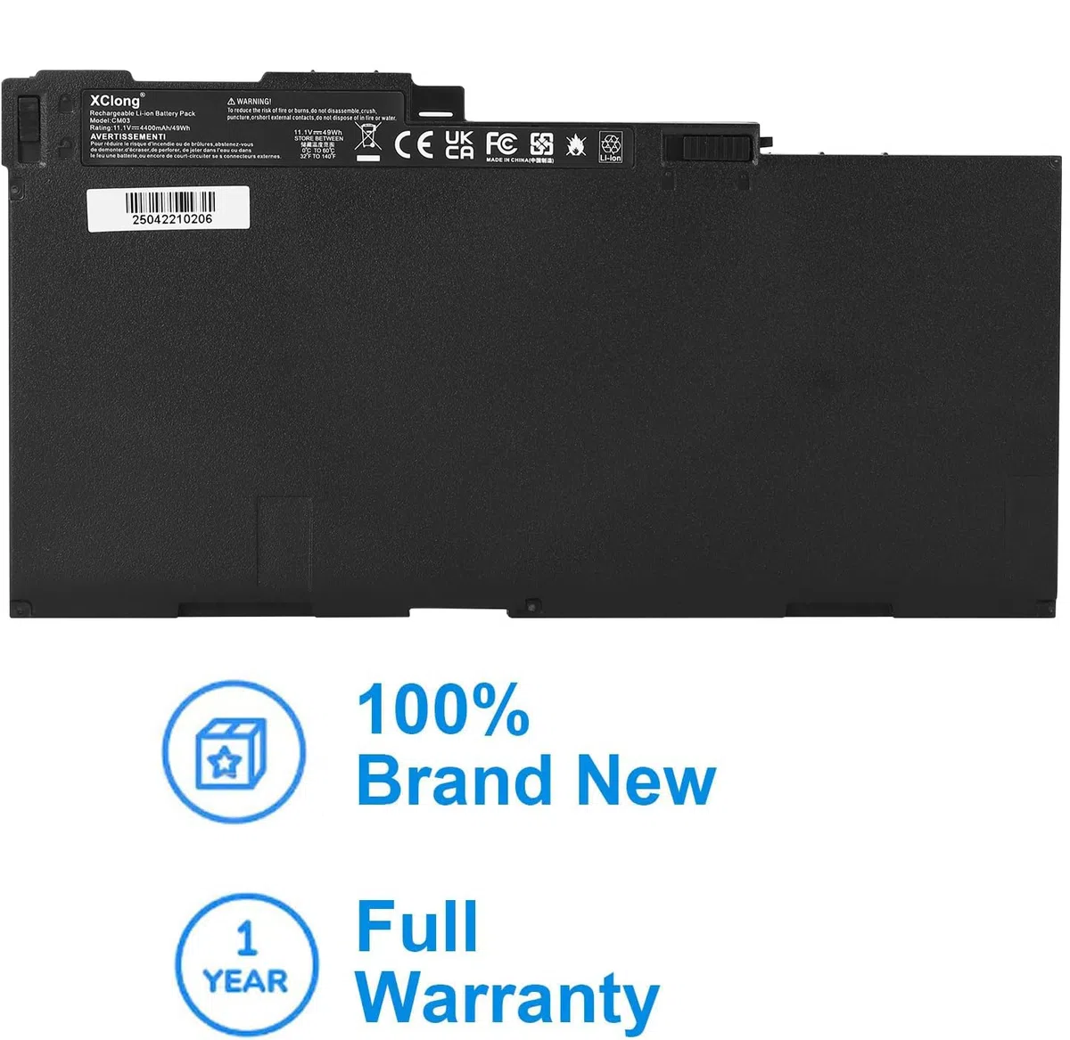 CM03XL 717376-001 Laptop Batteria per HP EliteBook 740 745 750 755 840 845 850 855 G1 G2 Series fit HP ZBook 1415u,fits CO06 CO06XL Spare 716724-421 CM03050XL HSTNN-DB4Q HSTNN-L11C-5 49Wh