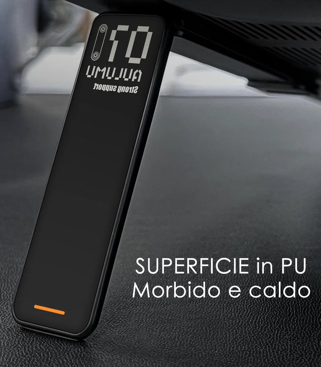Aulumu G07 Supporto PC Portatile a Scomparsa | Raffreddamento Super Supporto Laptop | Rialzo Ergonomico per Laptop Stand da Scrivania per MacBook, Tutti i Laptop, Tablet, 8-20'', Nero