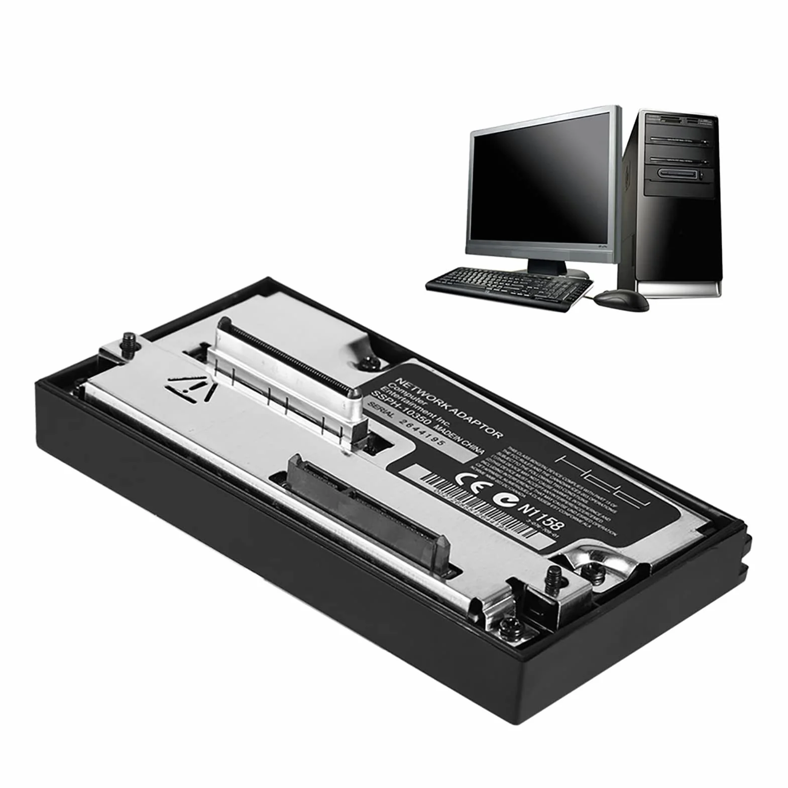 Adattatore di rete per PS2, interfaccia SATA, adattatore di rete SATA HDD, compatibile con Playstation 2, senza IDE