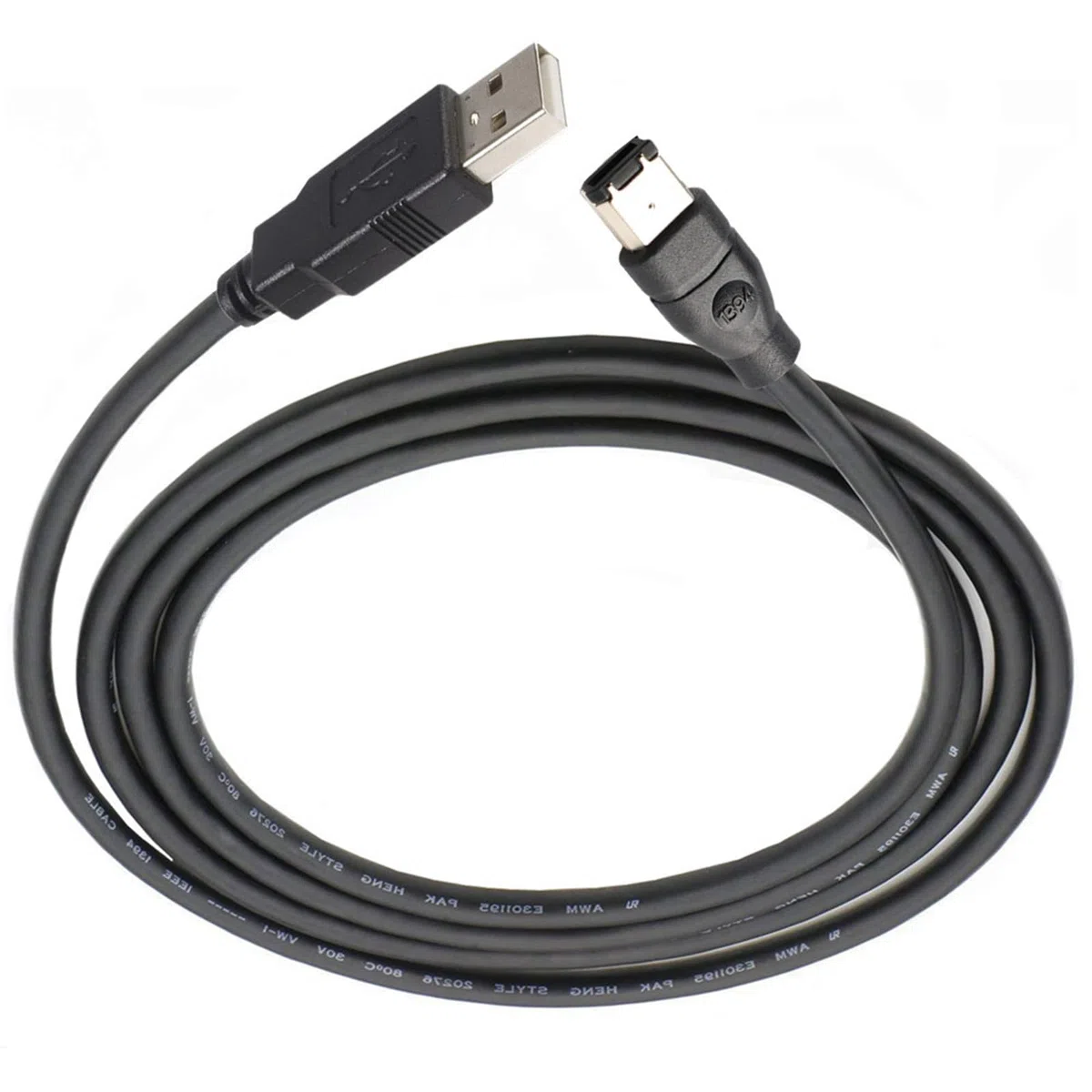 Firewire IEEE 1394 6 pin maschio USB 2.0 A cavo di conversione adattatore maschio 1,8 metri/3/4,5 metri per collegare il cavo della scheda audio