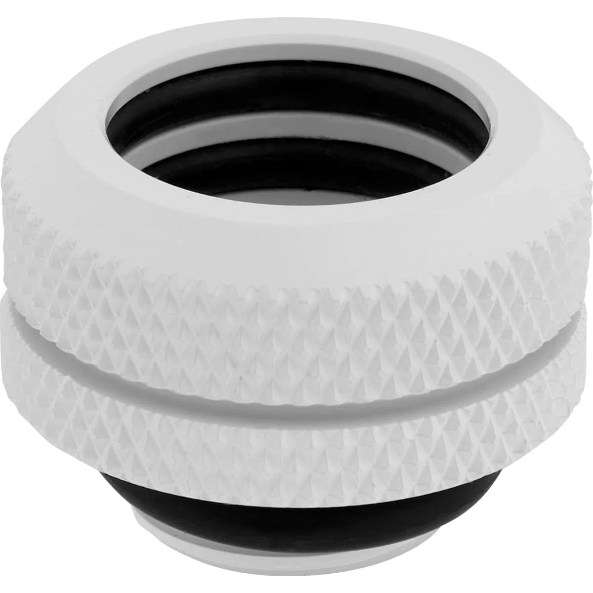 Corsair Connettori XF Hardline per tubi rigidi con diametro esterno di 14mm, pacco da quattro, bianco