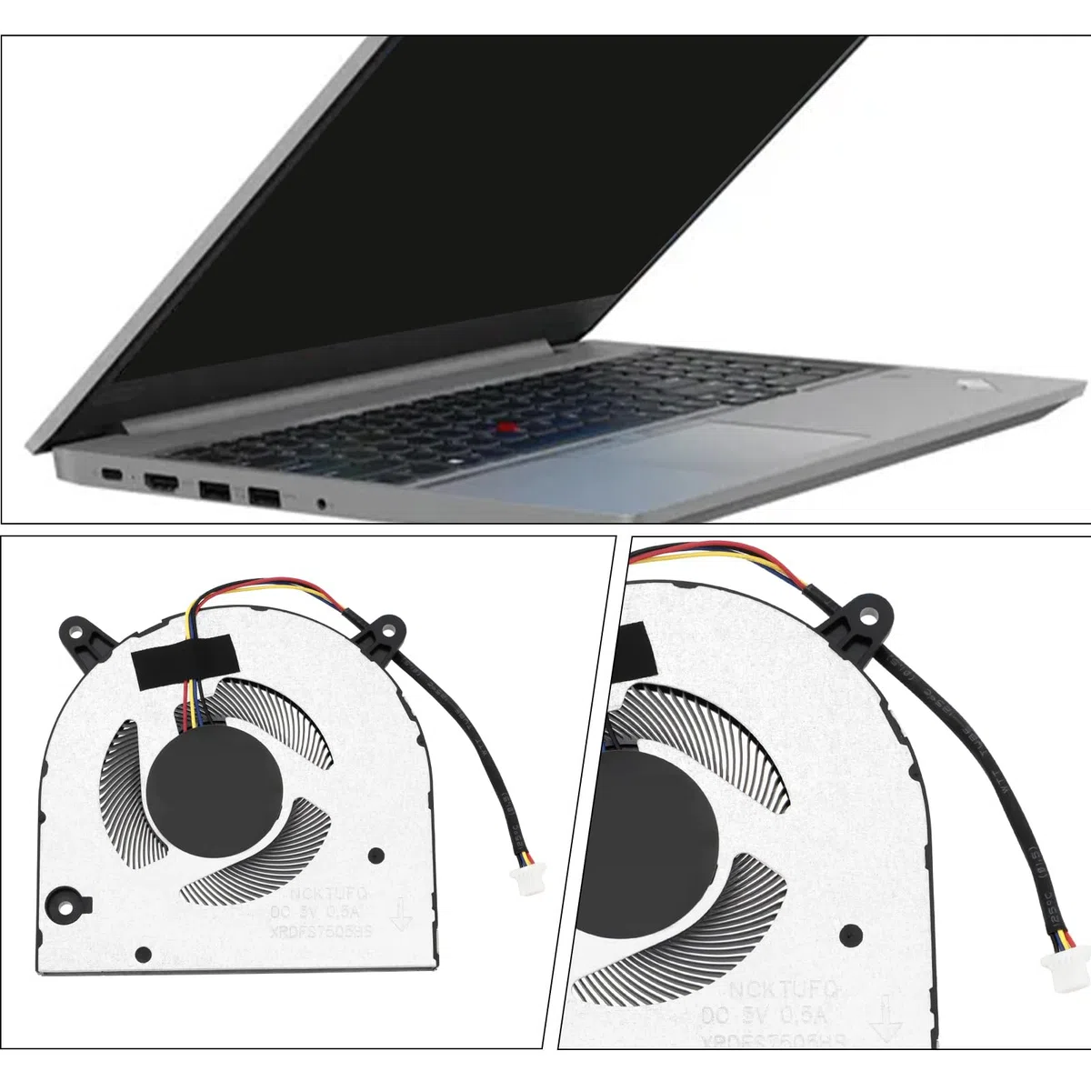 Create idea 1Pc DC5V 0.50A 4-Pin CPU Laptop Ventola di Raffreddamento Del Computer Portatile Radiatore Compatibile con LGA 1155 Socket H2 BF07505H05FP Notebook Dissipatore Parte