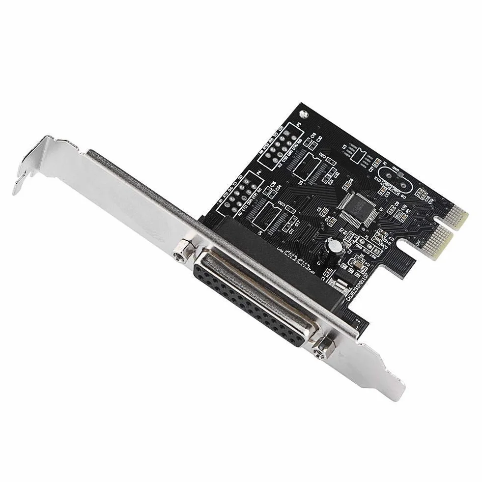 Scheda parallela PCI Express, scheda da PCIE a porta parallela Porta di stampa LPT PCI-E Adattatore per scheda stampante LPT DB25