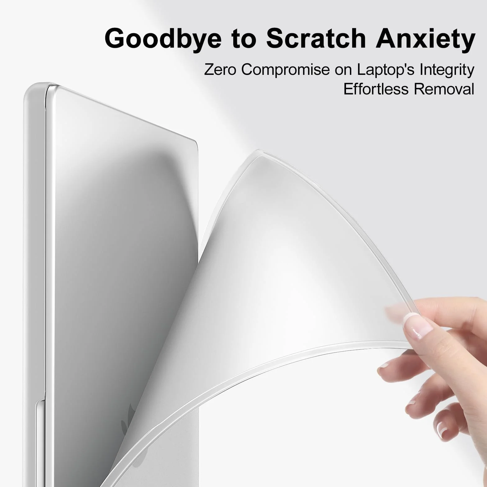 Cover in PP Morbida Opaca per MacBook Air 13,6" 2026-2022 M5 M4 M3 M2 A3449 A3240 A3113 A2681, Leggero e Perfettamente Adattato, Custodia Protettiva in Plastica+Tastiera EU, Bianco Opaco