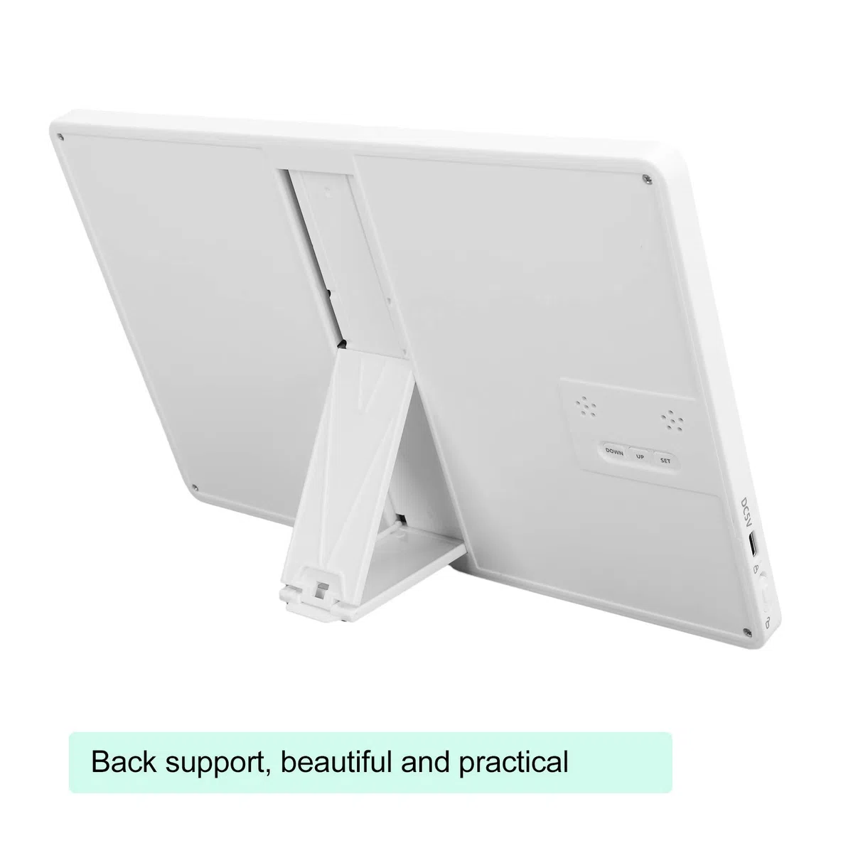 Tavoletta da scrittura LCD con stilo, calendario elettronico da tavolo Lavagna per scrittura a mano LCD Type-C Blocco note con display digitale ricaricabile con funzione di allarme, per scuole, uffici