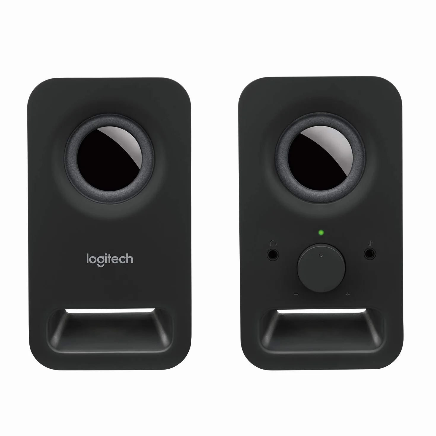 Logitech Z150 Casse PC, Ingresso Audio da 3,5 mm, Controlli ‎Integrati, Jack Per Cuffie, Presa UK, Computer/Smartphone/Tablet/Lettore Musicale - Nero Notte