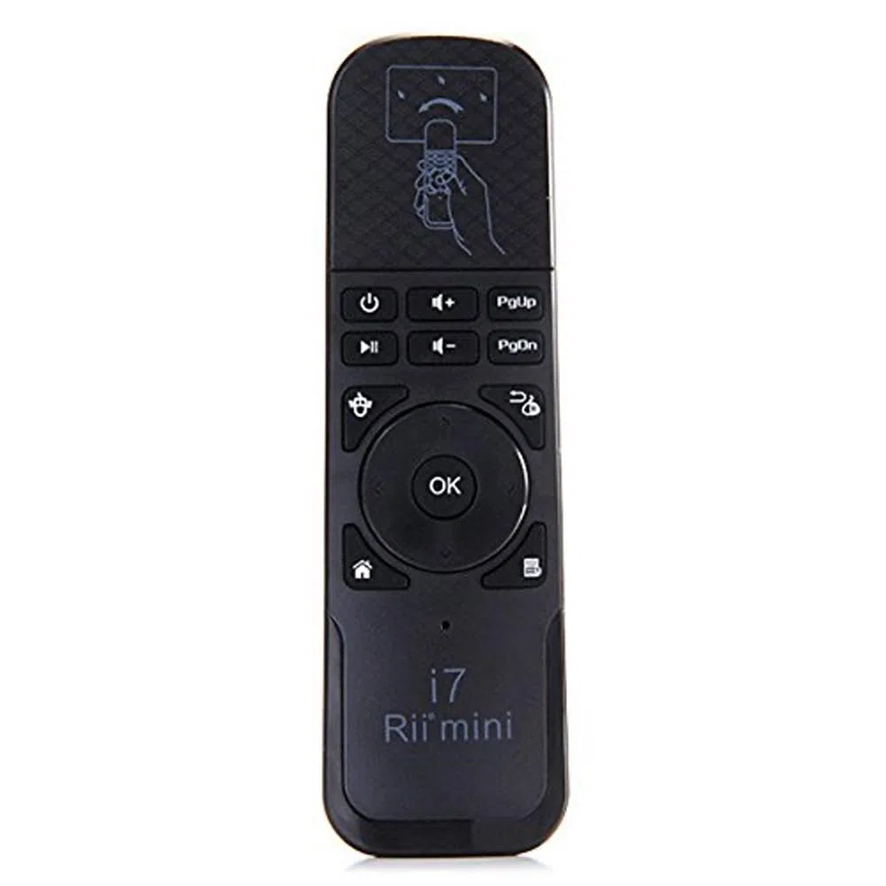 Rii Mini i7 Wireless - Telecomando con mouse giroscopico per Smart TV, Mini PC (Android - Raspberry Pi), PC (Windows - Mac - Linux), Console (Xbox ONE - Xbox 360), Tablet (Android - Windows)