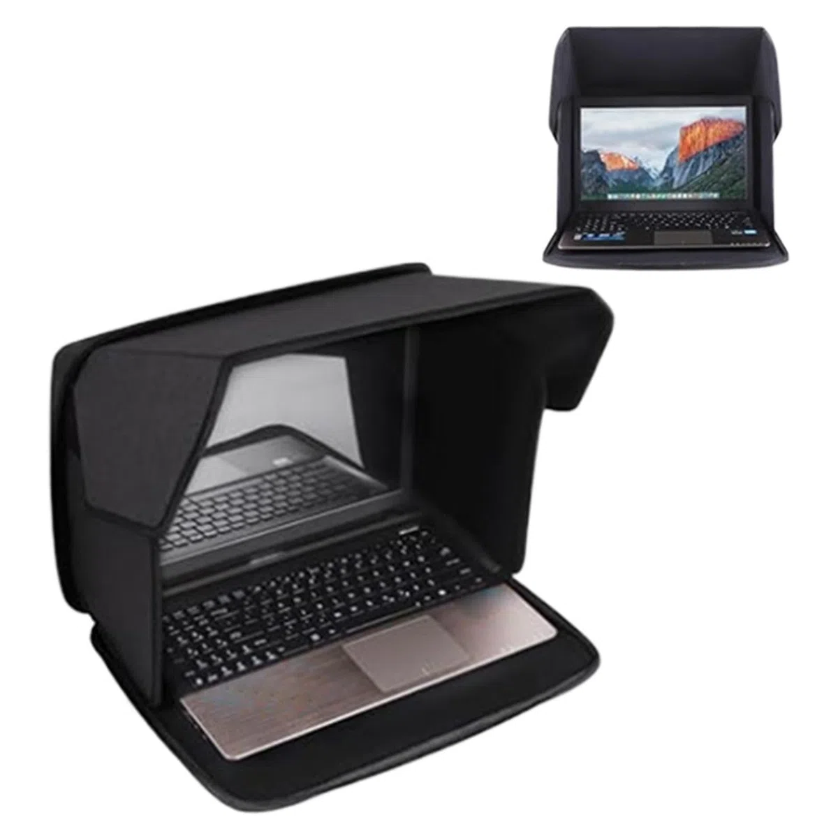 Parasole per computer Laptop Schermo antiabbagliamento Privacy Costruzione resistente regolabile