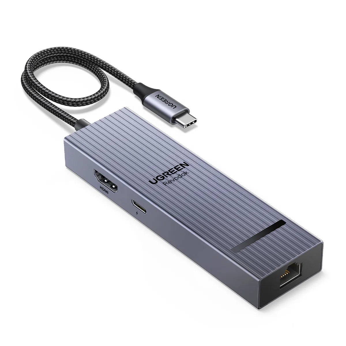 UGREEN Revodok Pro 1061 10Gbps Hub USB C Ethernet Gigabit HDMI 4K 60Hz PD 100W Adattatore Type C 3.2 Docking Station Compatibile con MacBook Neo iPad Air iPhone 17 Pro Max Surface Galaxy S26 Tab S11