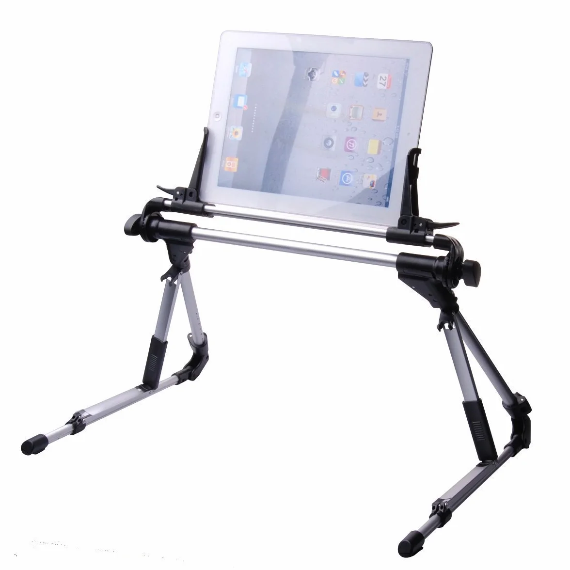 Aussel Portatile Universale Tablet Telaio Supporto Pieghevole Regolabile per Tablet iPad 1 2 3 4 5 aria Iphone6/6 Plus Samsung Galaxy Tab, Lazy Accanto Letto, Camera da letto, Cucina, Ufficio