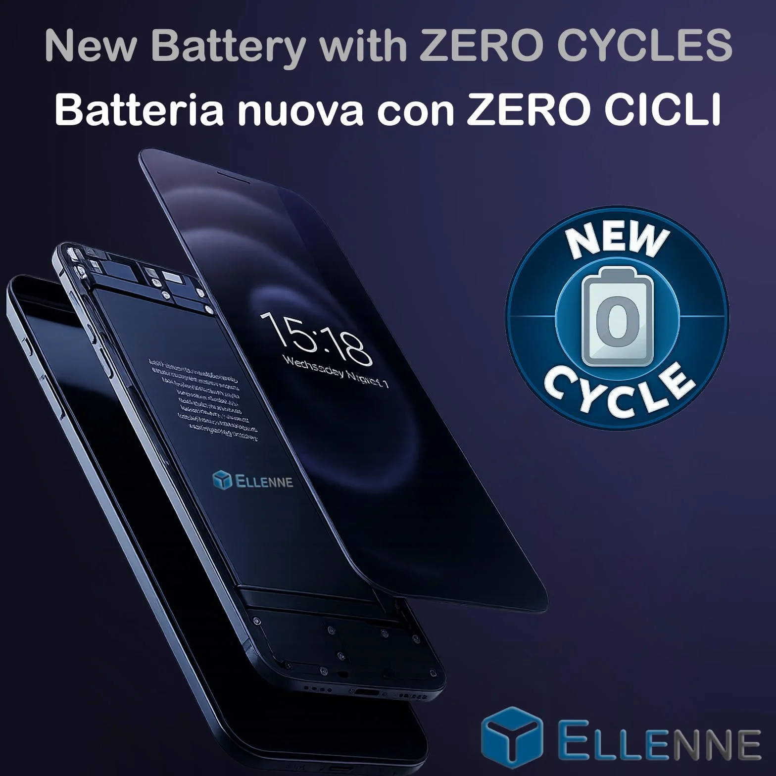 Batteria Alta capacità 6500mAh compatibile con iPad 2 con Kit Smontaggio incluso