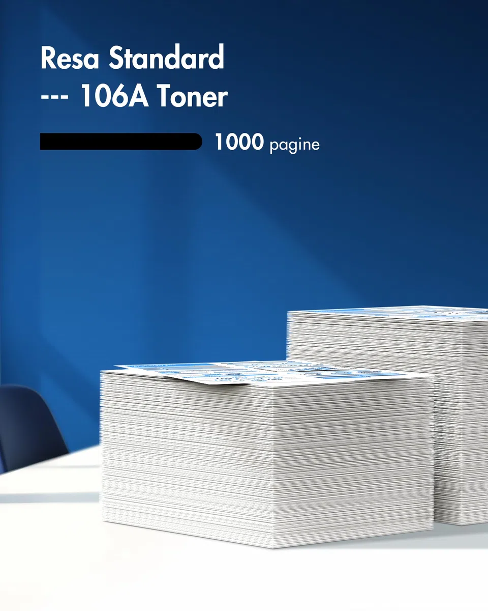 VIPGOOD 106A Toner con chip Compatibile per HP 106A W1106A Cartucce Toner per Laser 107w 107a 107r per MFP 137fnw 137fwg 135a 135r 135w 135wg (Nero, 2-Pack)