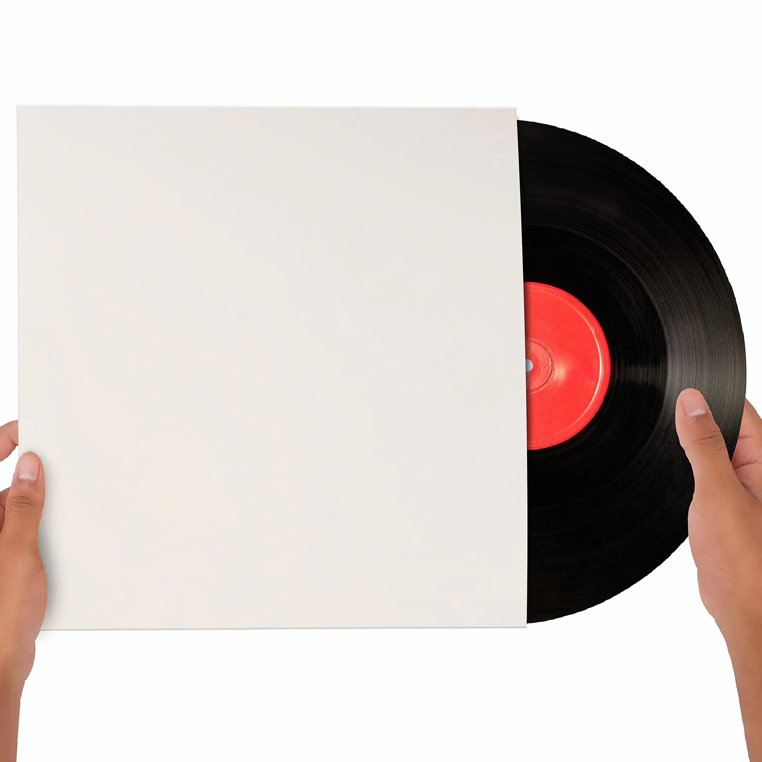 Belle Vous Busta in vinile con 33 giri bianchi da 12 pollici (set di 25), lunghezza 31 x larghezza 31 cm, senza fori centrali, protezione in vinile senza acidi, buste per album vergini e grezze