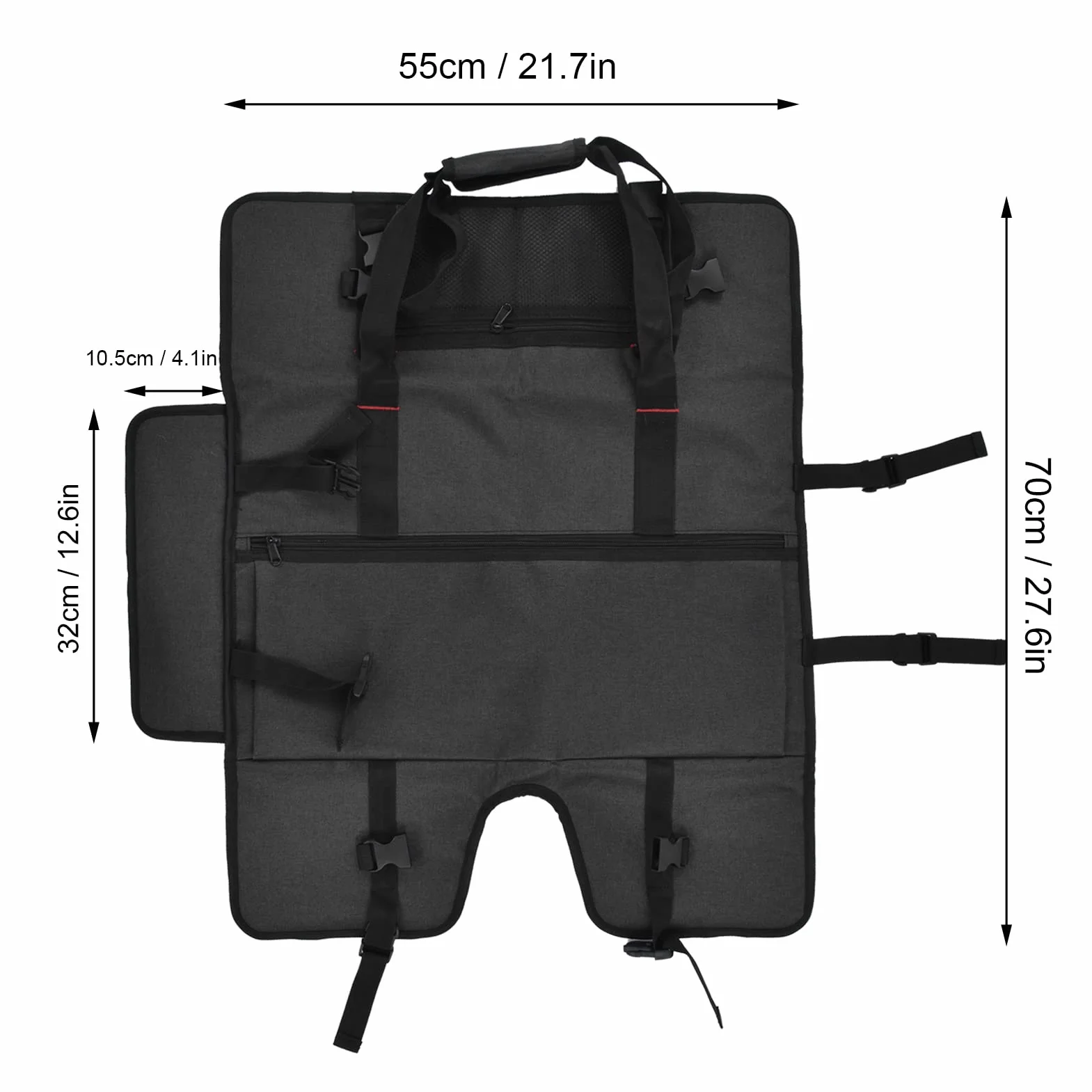 Fyearfly Borsa Protezione Monitor, Custodia da Viaggio Imbottita per Monitor, Borsa da trasporto per monitor di computer di casa Custodia protettiva portatile per schermi e monitor LCD da 24 pollici