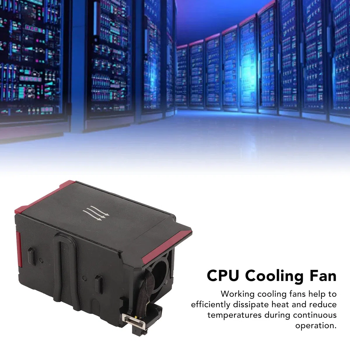 Ventola di Raffreddamento Sostitutiva della CPU per Modulo Ventola DL360E DL360P G8 654752002 654752003 667882001 697183002 697183001 Ventola GFM0412SS, Facile da Collegare