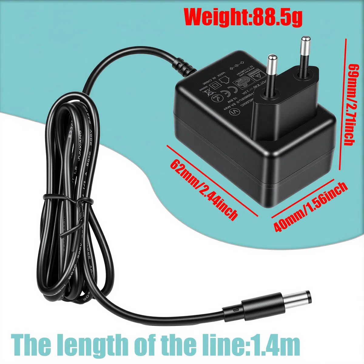 8,4 V 2 A 2000 mA Adattatore di alimentazione, caricatore 8,4 Volt 1200 mA 1,2 A Cavo di alimentazione Spina Trasformatore Li-ION Batteria Charger AC/DC Power Supply Sostituisce