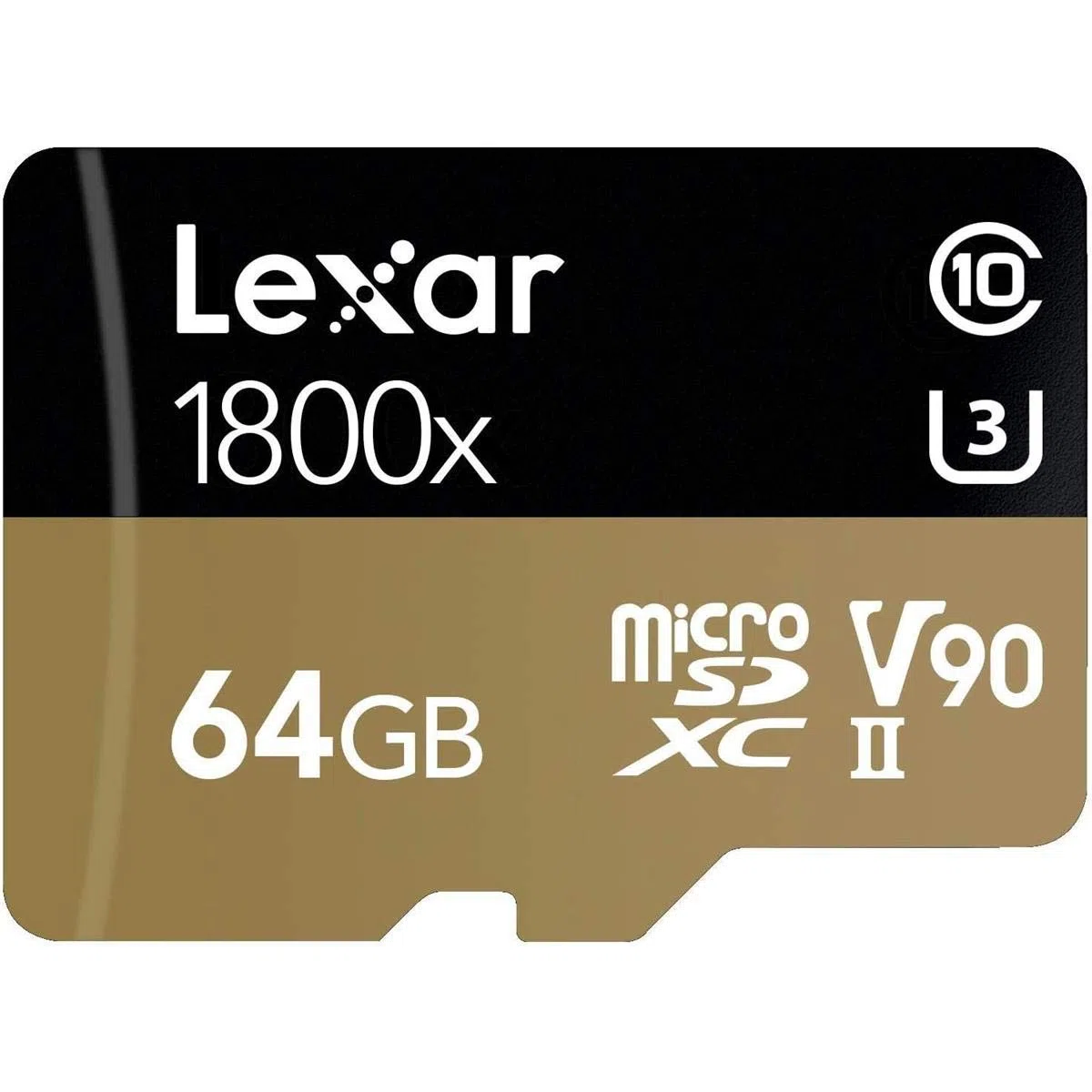 Lexar Professional LSDMI128CRBNA1800R - Scheda di memoria flash microSDXC 128 GB UHS-II W/USB 3.0 64 Gb