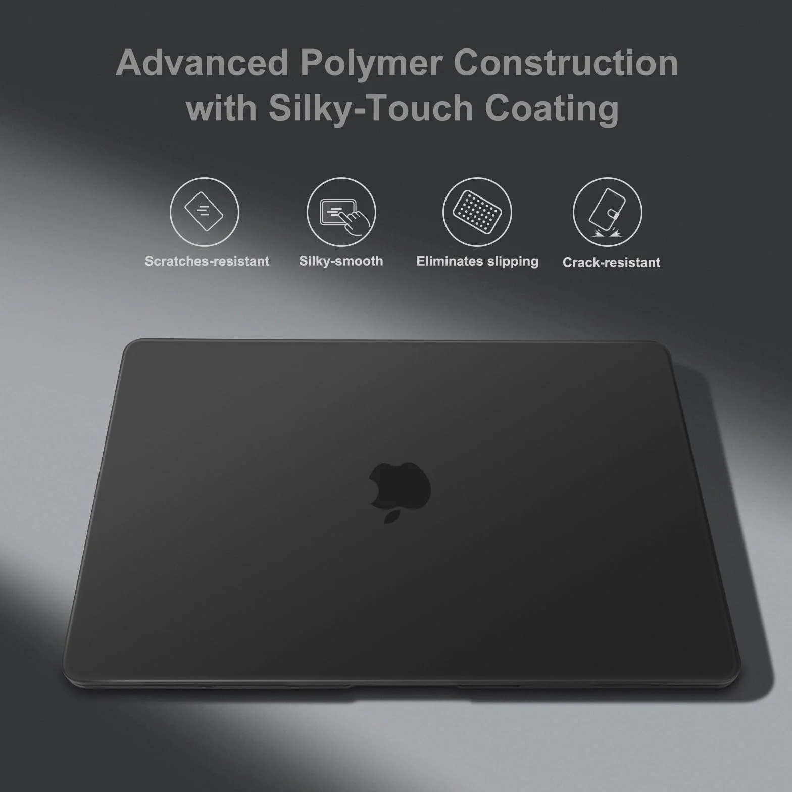 MOSISO Custodia Compatibile con MacBook Pro 14 Cover 2025 2024 2023-2021 M5 A3434 M4 A3112 A3185 A3401 M3 A2918 A2992 M2 A2779 M1 A2442, Rigida Case&Copritastiera&Pellicola&Borsa, Nero