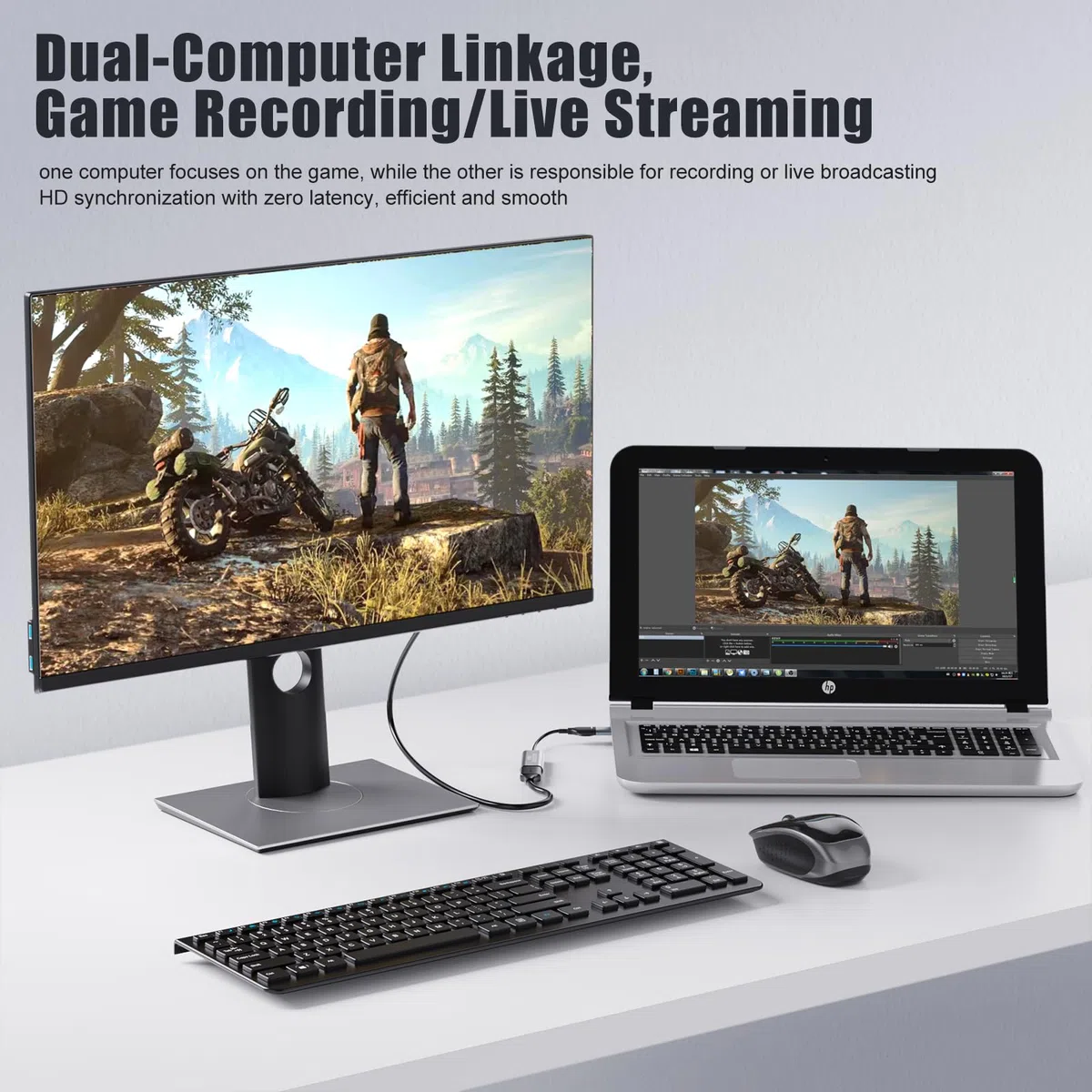 Scheda di Acquisizione Video, HDMI 4K60Hz Ingresso, USB C 1080P 30FPS HD Streaming Registrazione, e Gaming, Scheda di acquisizione HDMI OBS Compatibile con Switch PS5 Xbox MacBook PC Camera