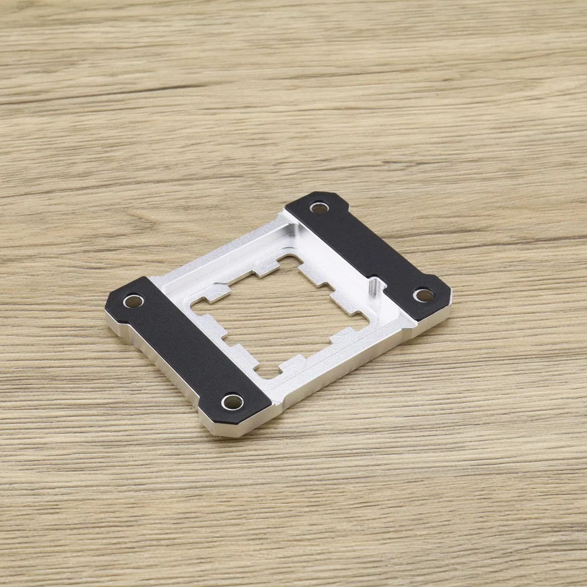 AM5 - Supporto per processore AM5, telaio di contatto anti-piegatura, con 4 viti e 1 cacciavite, telaio di fissaggio anti-piegatura, correttore 75 x 56 mm, argento