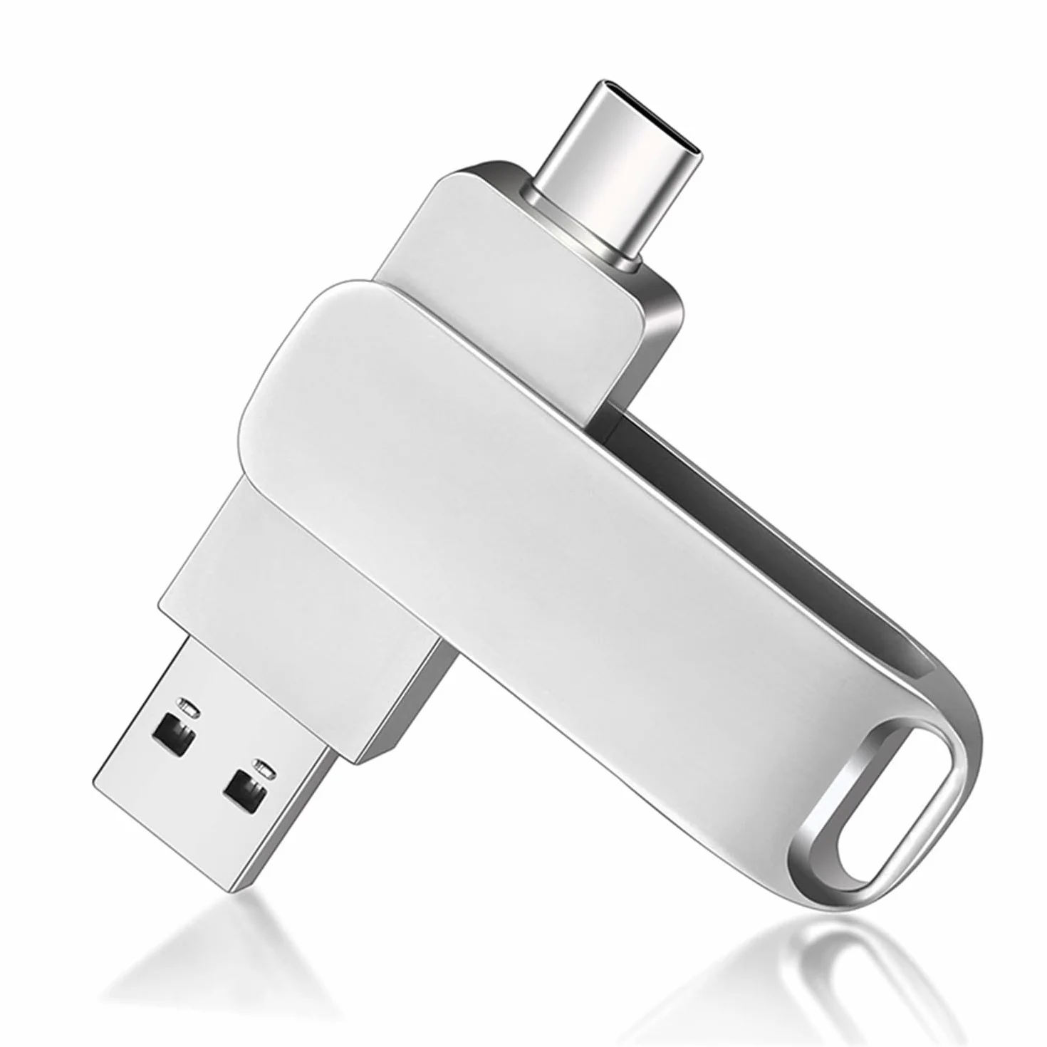 Chiavetta USB, 512GB Pendrive 2 in 1 USB 3.0 Alta Velocità Pen Drive Impermeabile Pennetta USB Metallo USB Flash Drive per Smartphone,Computer,Tablet, Smart TV,PC,Laptop,OTG Android Backup