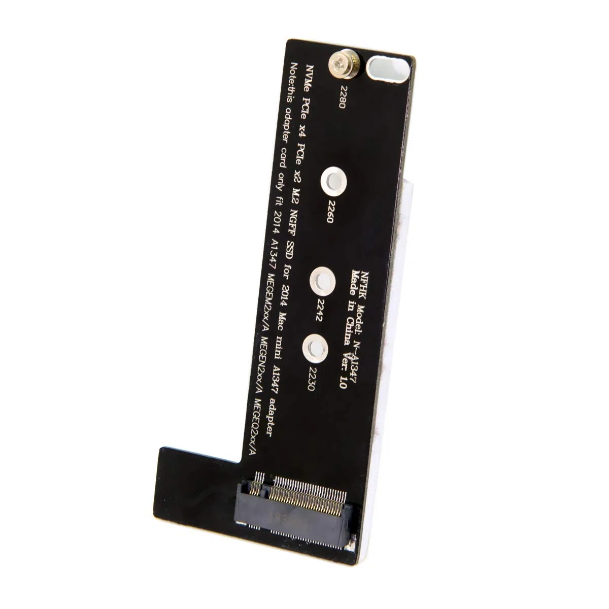 cablecc - Scheda convertitore per SSD M.2 NGFF M-Key NVME, per MacBook Mini 2014 A1347 MEGEN2 MEGEM2 MEGEQ2