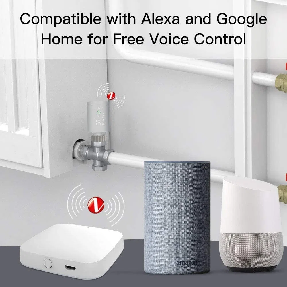 MOES Home Bridge per ZigBee, Gateway Hub Smart Life App Telecomando Wireless con Alexa Google Home