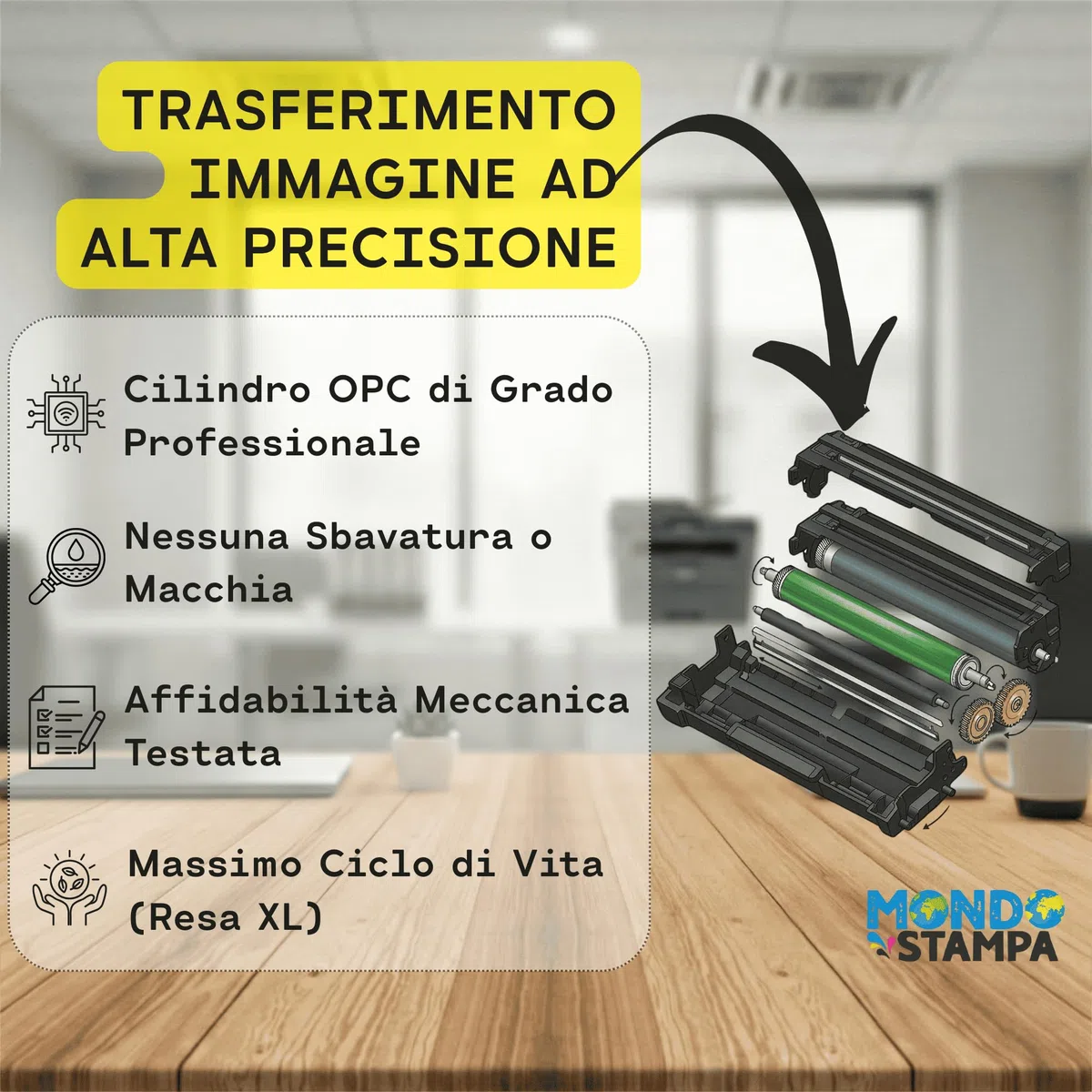 Tamburo DR-248 DR248CL Compatibile per Brother (Resa 30.000 Pagine) - Drum Unit di Ricambio per DCP-L3520CDW, MFC-L3740CDW, HL-L3220CW e altri modelli