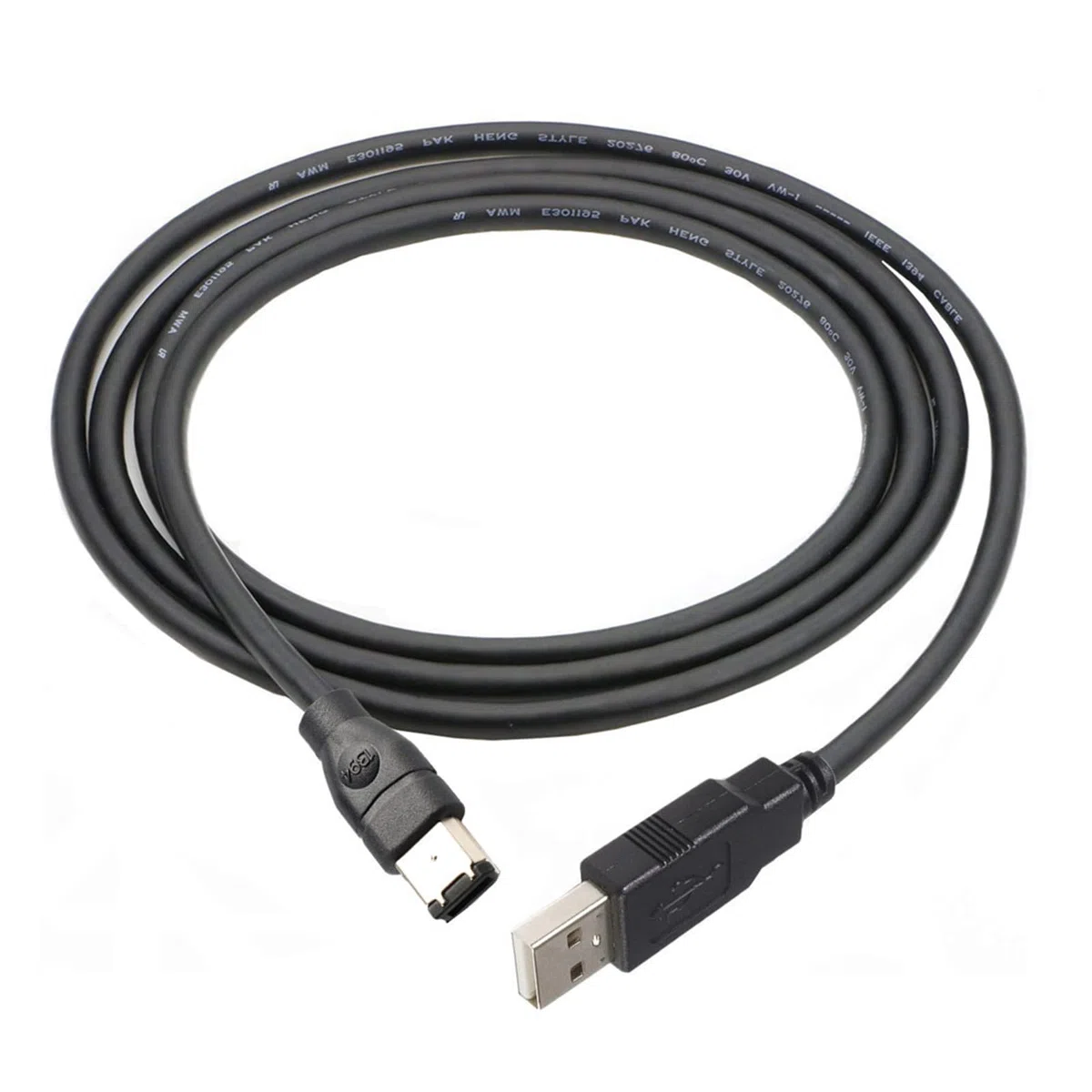 Firewire IEEE 1394 6 pin maschio USB 2.0 A cavo di conversione adattatore maschio 1,8 metri/3/4,5 metri per collegare il cavo della scheda audio