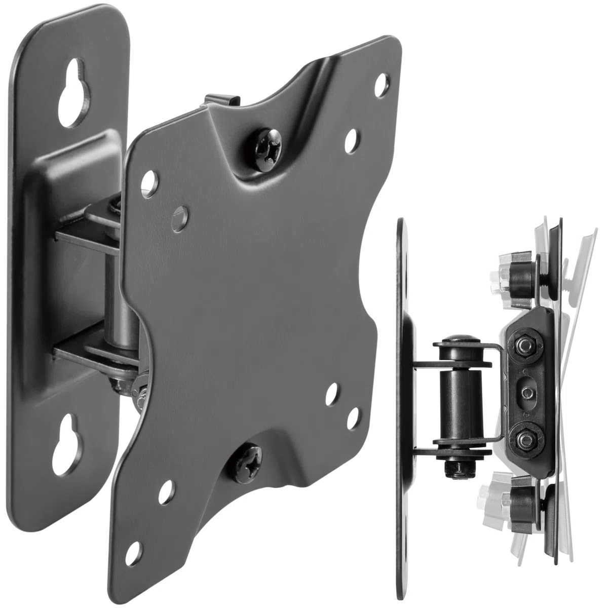 RICOO S3711 Supporto monitor da parete Staffa schermo 13-34 pollici per 13 34 pollici girevole inclinabile fino a 20 kg max VESA 100x100