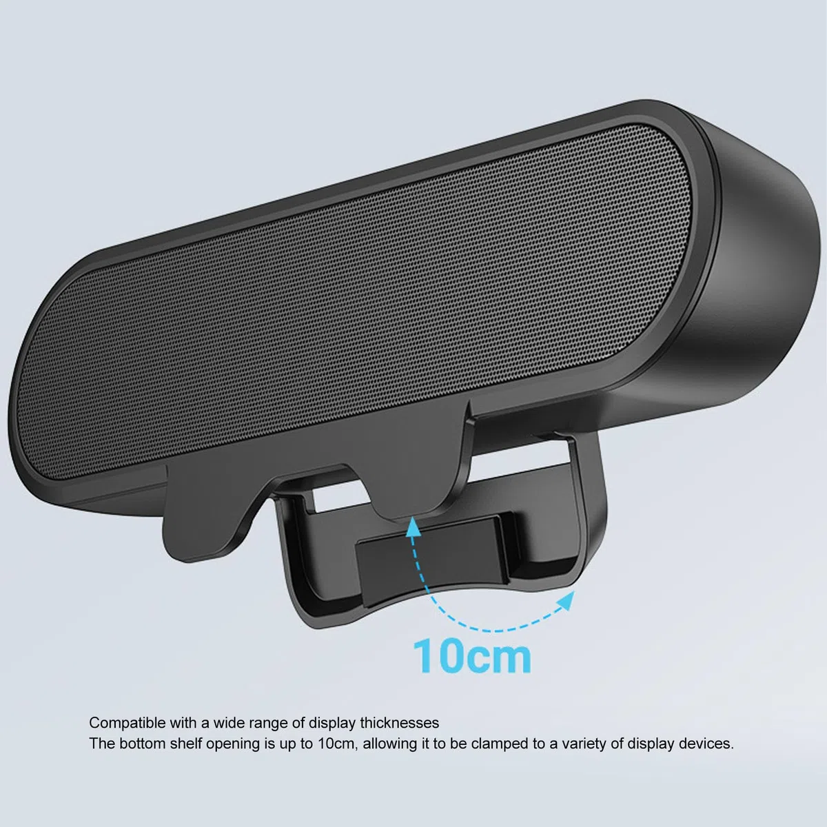 Altoparlanti per Computer per PC Desktop, Altoparlanti a Loud Sound Monitor Controllo del Volume Facilmente per i Monitor, con Adattatore da USB a USB