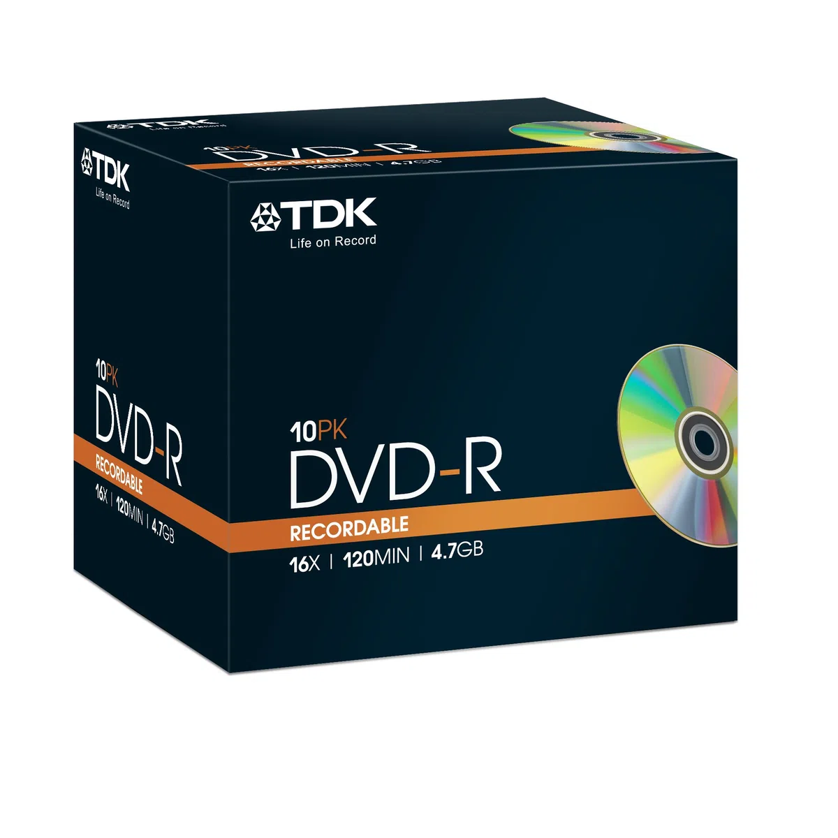 TDK T19408 DVD-R 4.7GB Confezione da 10