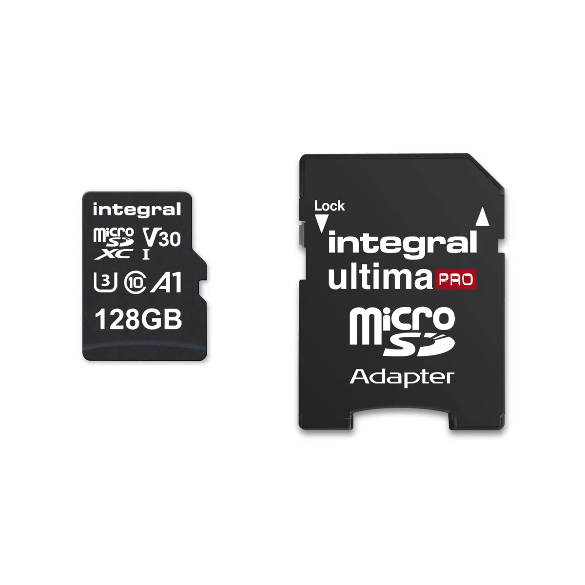 Integral Scheda Micro SD da 128 GB 4K Video Premium ad alta velocità SDXC fino a 100 MB s velocità di lettura e 50 MB s velocità di scrittura V30 C10 U3 UHS-I A1