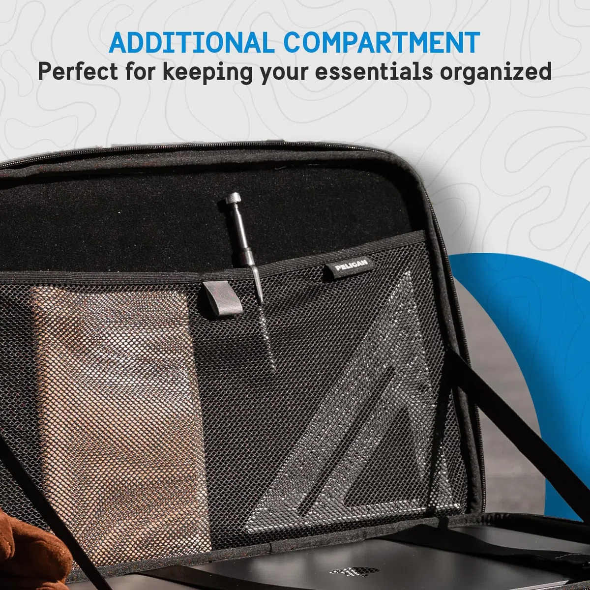Pelican Adventurer - Borsa per laptop da 14", maniglia elastica per il trasporto, chiusura sicura con cerniera, impermeabile, antigraffio e resistente, per laptop da 12" a 14", nero