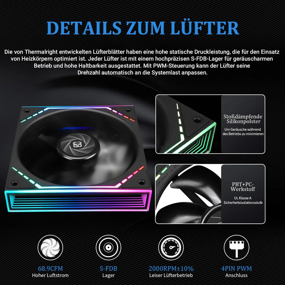 Thermalright Frozen Infinity 240 Black Dissipatore ad acqua per CPU, Raffreddatore CPU AIO 240, Doppie ventole PWM TL-M12, Dissipatore CPU a specchio infinito, per AM4/AM5, Intel LGA1851/1700/115x
