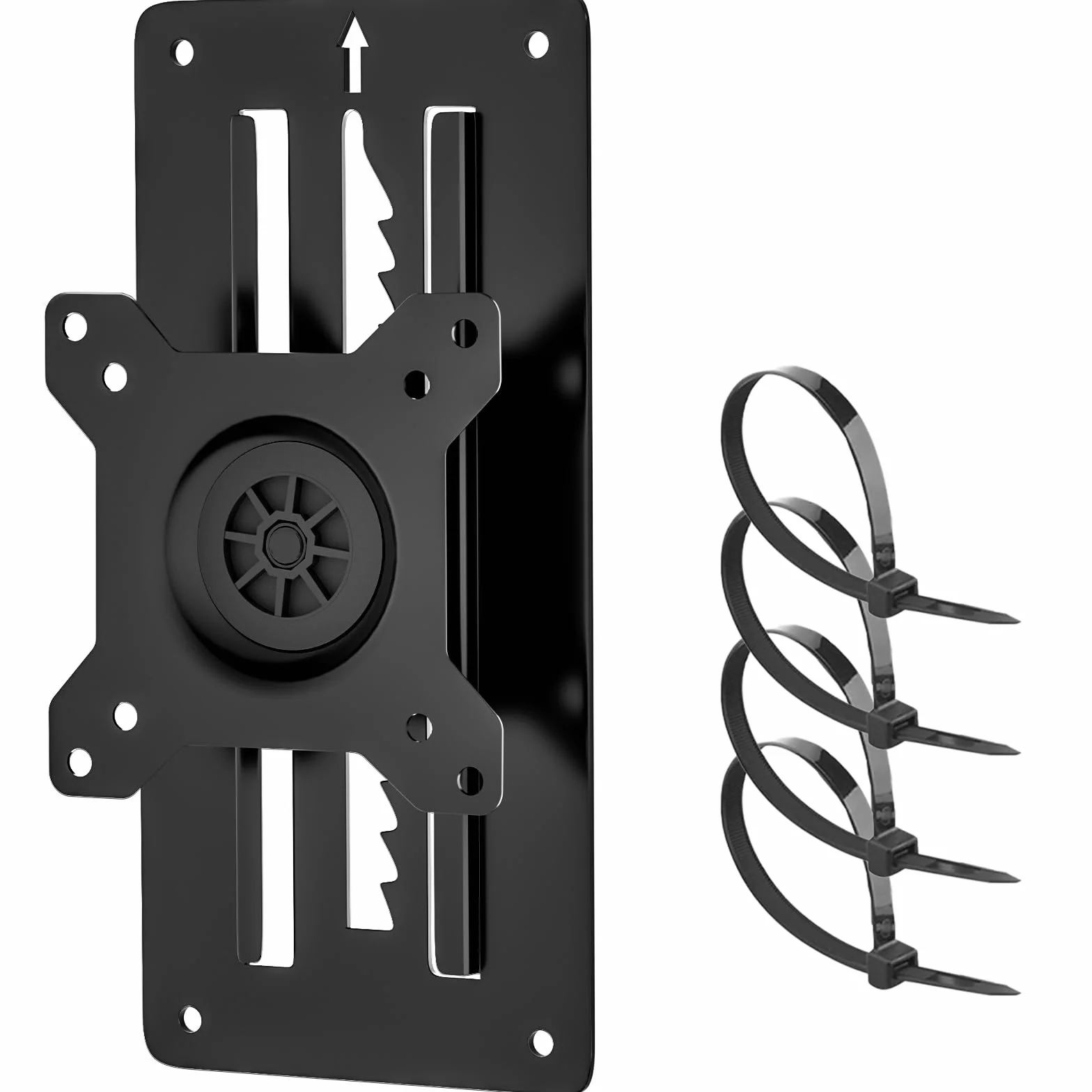 Regolabile in Altezza Supporto Monitor muro Parete da 13-35 Pollici,Supporto per Monitor Capacità di Inclinazione e Rotazione,VESA 75x75/100x100mm Capacità di Carico 10kg