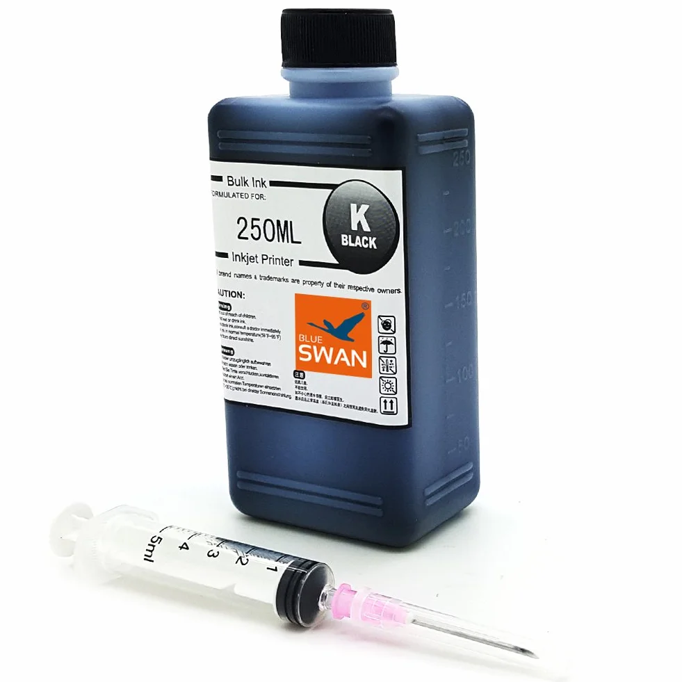BLUE SWAN Kit di Ricarica Inchiostro 550ml – Compatibile con Cartucce HP 305, 305XL e 307XL – Per Stampanti HP Envy 6000, 6010, 6020, 6030, 6032, DeskJet 2700,2710,2720,4100,4120,4130, Pro 6400,6430