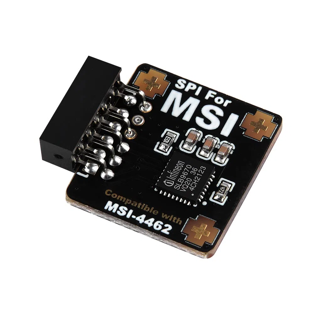Modulo TPM2.0 TPM SPI 12 pin modulo con infineon SLB 9670 per scheda madre MSI compatibile con TPM2.0 (MS-4462)